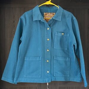 Big Bud Press Marine Blue Work Jacket Size M